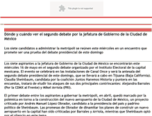 Tablet Screenshot of lancet.mx